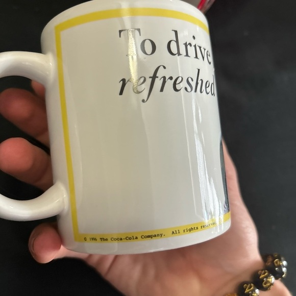 Coca Cola "Work Refreshed" Mug Collectible 1996 Vintage Rare - Picture 9 of 12